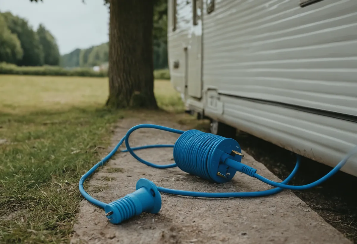 CEE-Stromkabel und Camping-Adapter